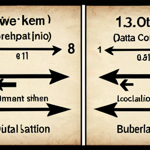 Home 18 **Cross-Correlation Analysis Concept:** A visual representation of cross-correlation analysis, showing two datasets with arrows indicating how shifts in one dataset relate to the other, highlighting hidden relationships. Include Urdu text/symbols subtly in the background for localization.