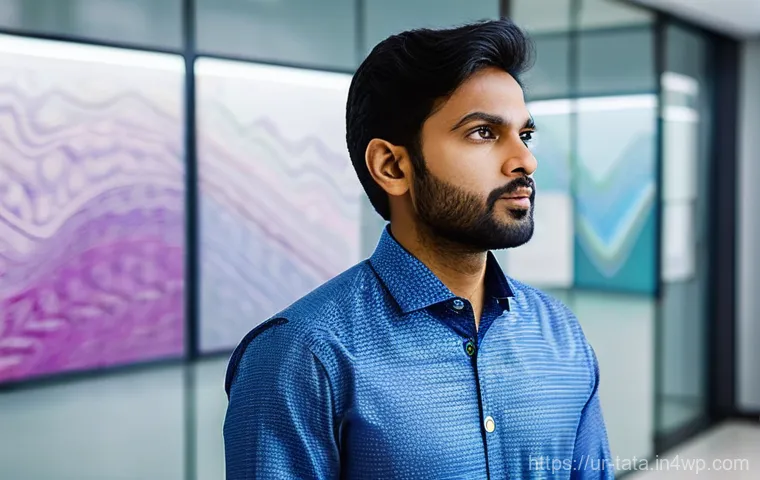 시계열 데이터의 주기성 분석 기법 - **Prompt: Deciphering Hidden Market Rhythms**
A thoughtful South Asian man or woman, aged 30-40,...