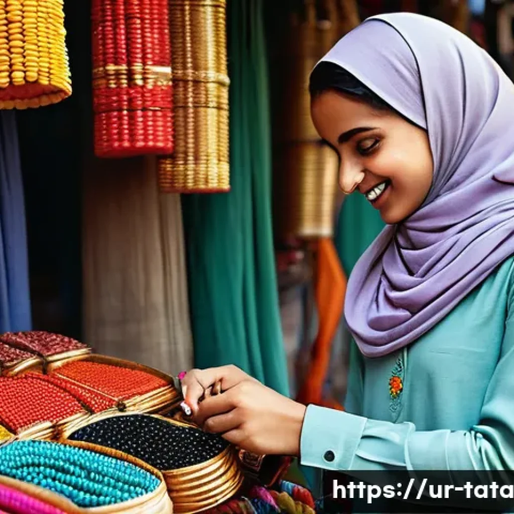 시계열 데이터에서의 교차 상관 분석 - **Prompt:** "A young woman in her early 20s, wearing a stylish, modest hijab and fashionable casual ...